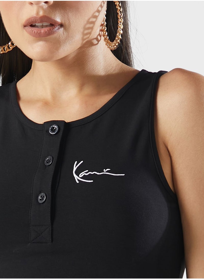 Karl Kani - Chest Signature Cropped Top - Image 1