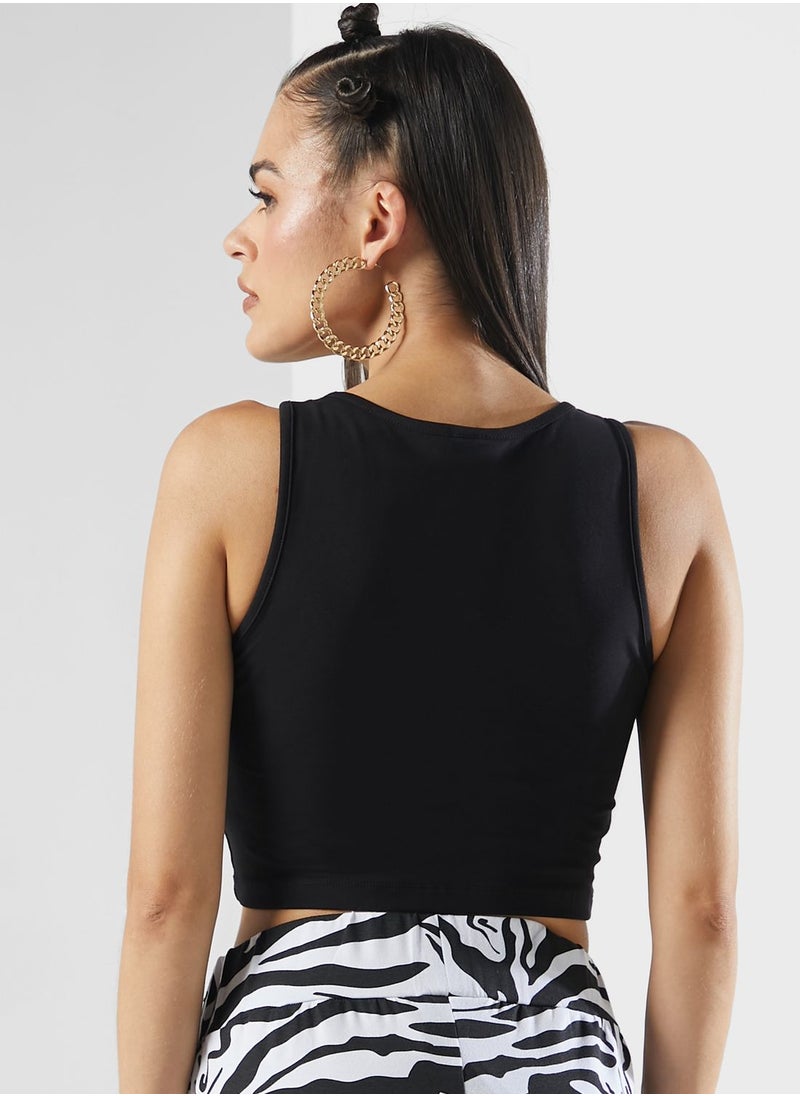 Karl Kani - Chest Signature Cropped Top - Image 1