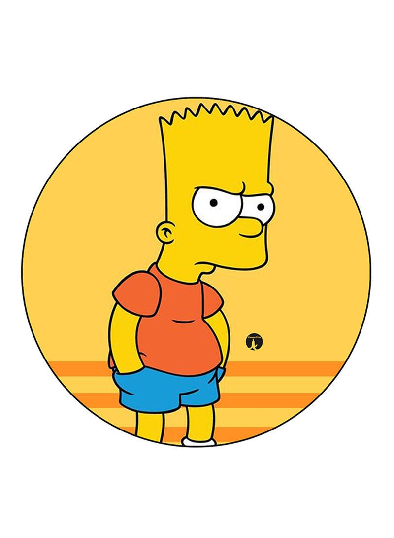 Simpsons Printed Mouse Pad  Multicolour