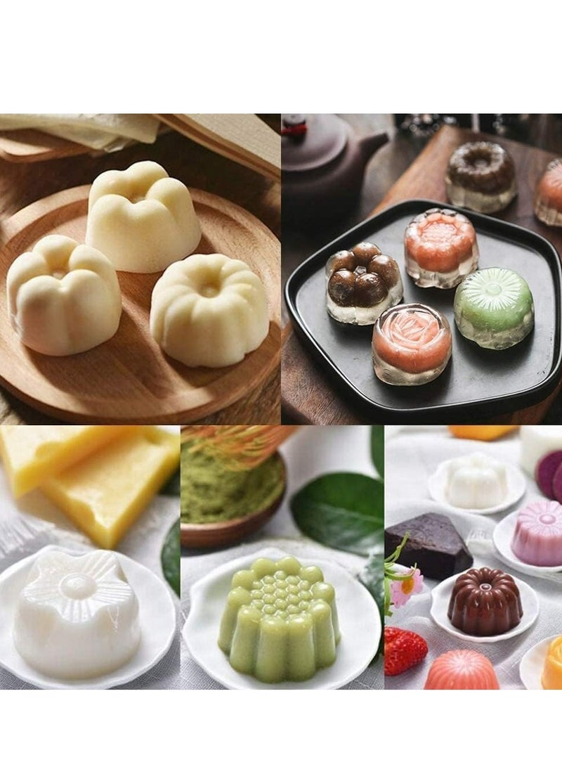 12-Cavity Silicone Flower Cake Molds Jelly Candy Making Molds Handmade DIY Chocolate Mold