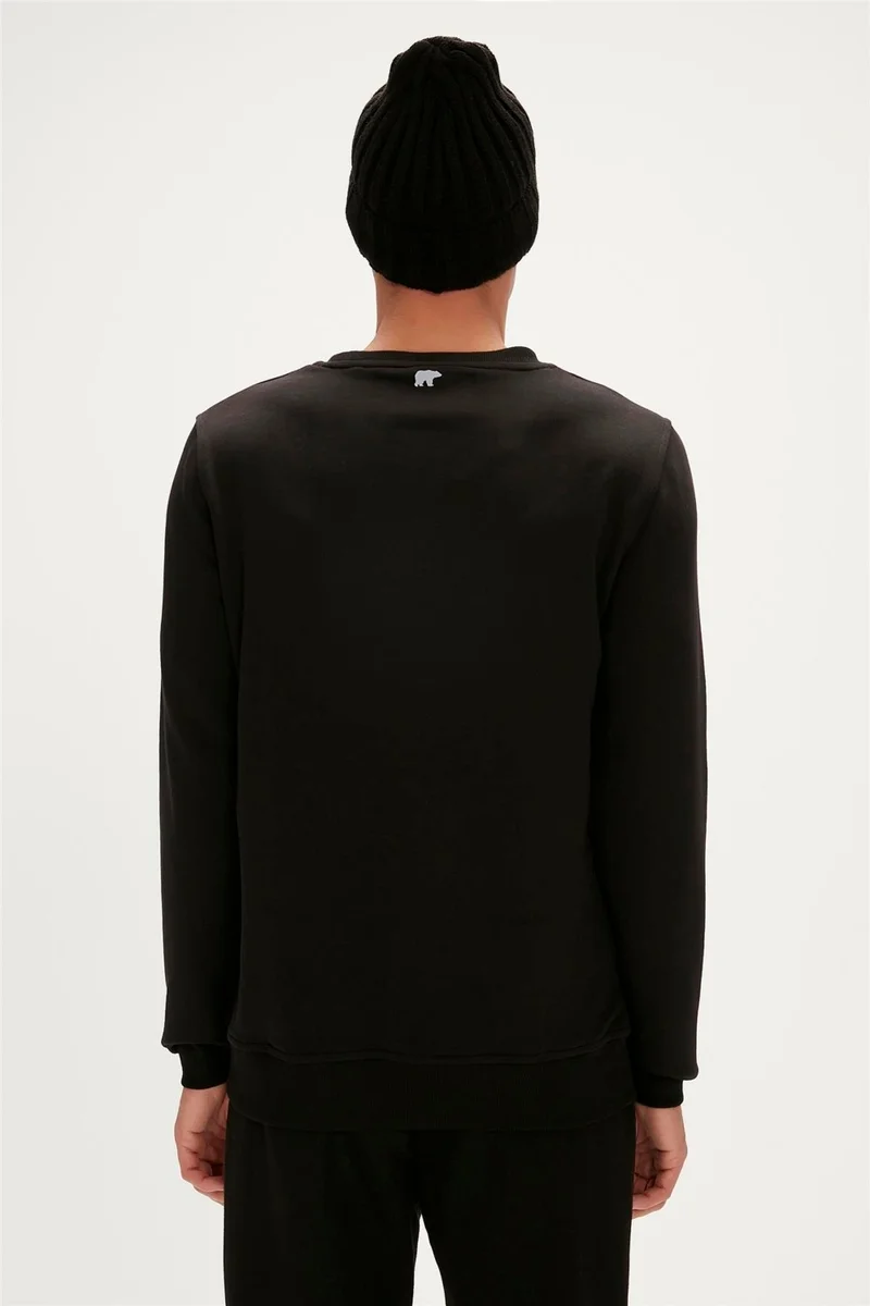 Bad Bear Reflect Bear Crewneck Black Men's Sweatshirt