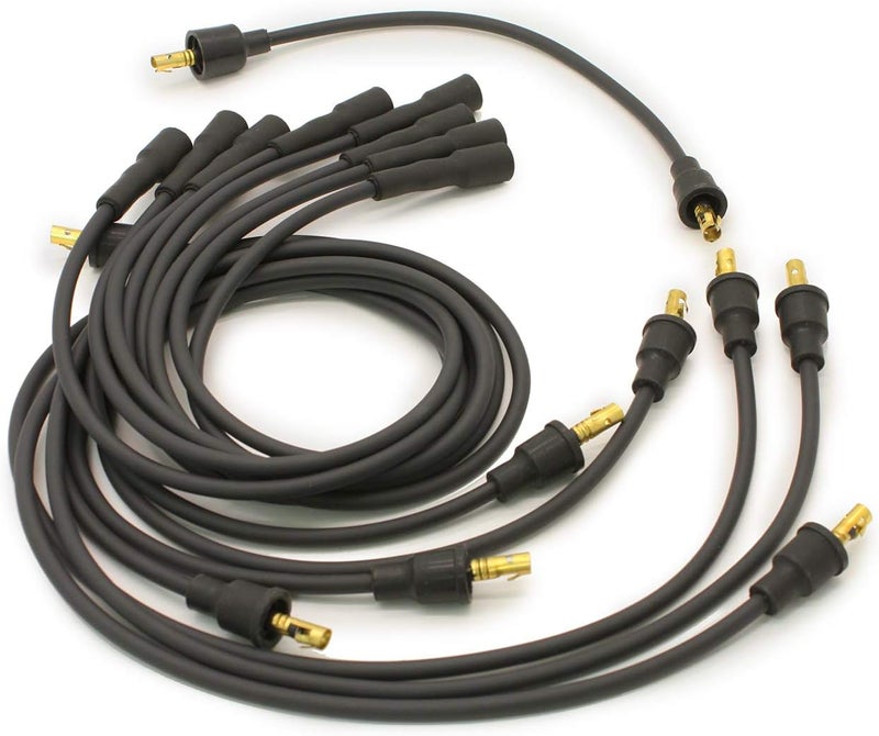 708102 Flame-Thrower Black Custom Fit Spark Plug Wire for 8 Cylinder GM