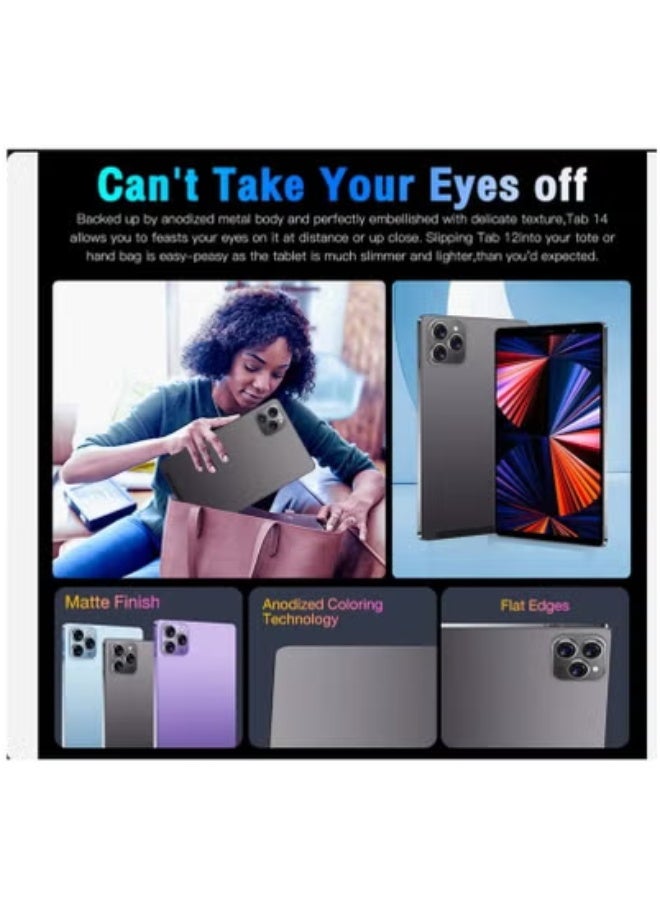 AirTab A16 PRO MAX 10.1-Inch Android 13 Smart Tablet with 16GB RAM and 1TB Storage – Dual SIM 4G LTE + Wi-Fi Connectivity, Fast Quad-Core Processor, 6000mAh Battery, HD Display, Wireless Keyboard, Stylus Pen & Protective Case Included – Ideal for Study, Office & Entertainment – Gold - Image 4