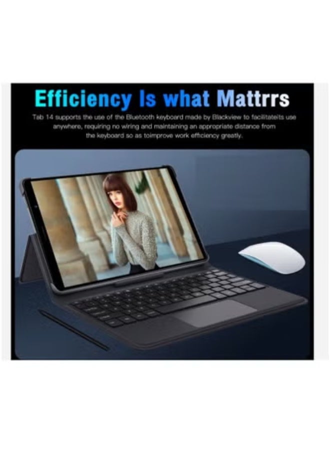 AirTab A16 PRO MAX 10.1-Inch Android 13 Smart Tablet with 16GB RAM and 1TB Storage – Dual SIM 4G LTE + Wi-Fi Connectivity, Fast Quad-Core Processor, 6000mAh Battery, HD Display, Wireless Keyboard, Stylus Pen & Protective Case Included – Ideal for Study, Office & Entertainment – Gold - Image 3