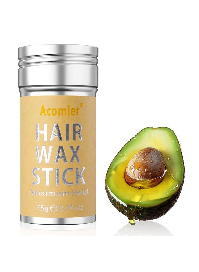 Acomler Hair Wax Stick - Non-Greasy Styling Pomade For Flyaways & Elegant Hairstyle (1 Pack) - Image 1