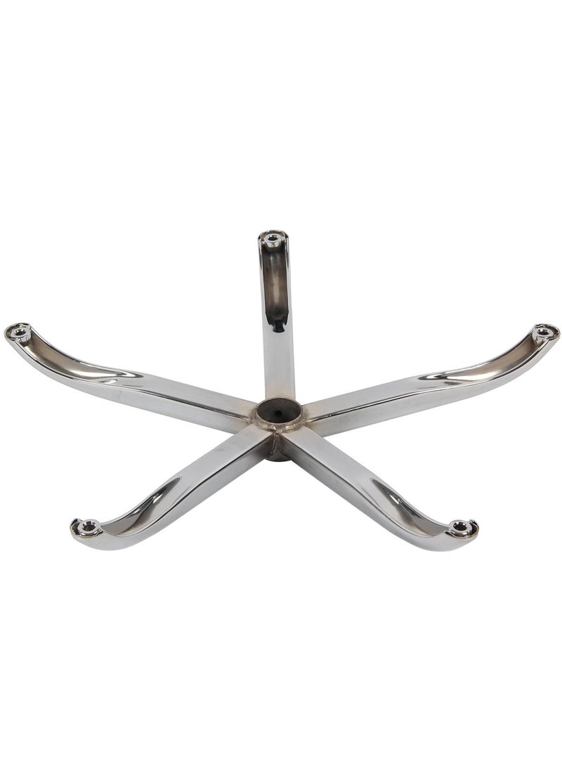 Generic Renovation Chair Set - Star Base, Wheels, Gas Lift Piston with 10 Inch Operating Mechanism, Steel, Black - Image 4