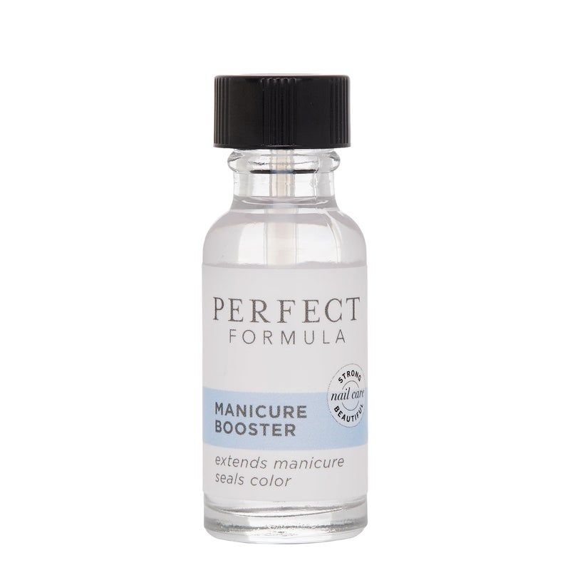 Perfect Formula Manicure Booster - Base and Top Coat Nail Strengthener, Keratin Treatment - Strengthener for Damaged Nails - Made In The USA .60 fl oz. - Image 1