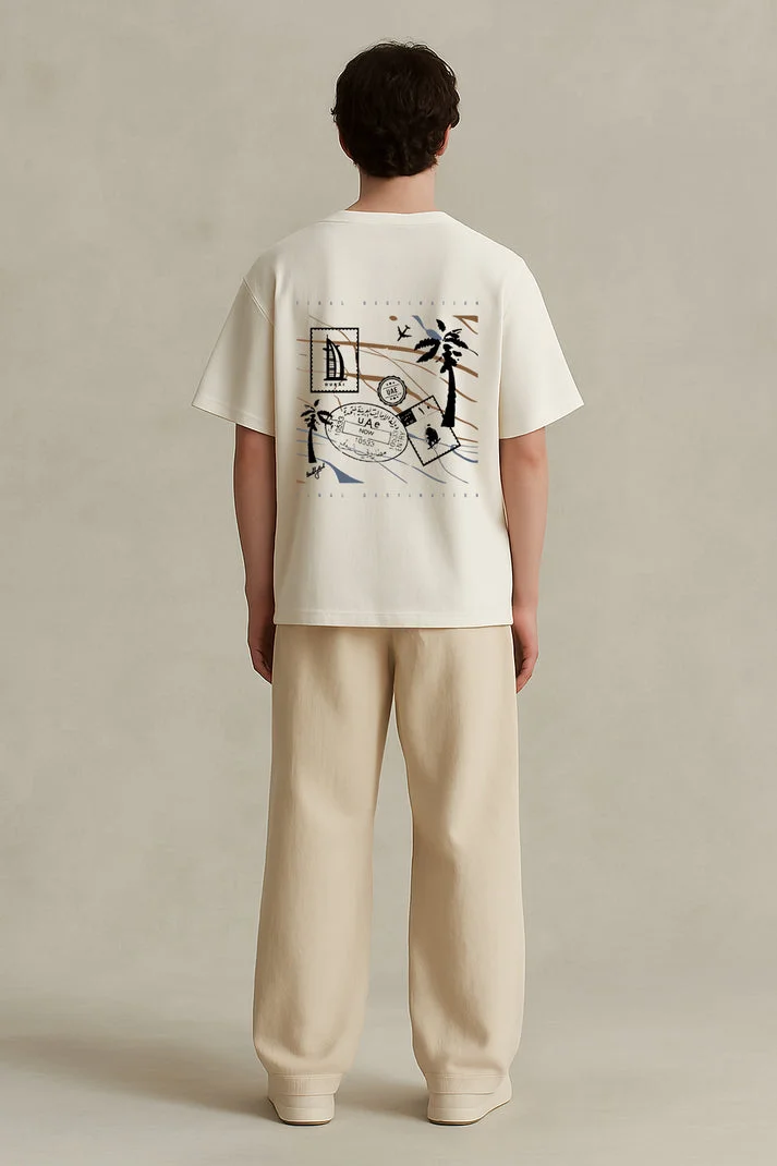Terribly Real  UAE Verified | Off-White T-Shirt  | Best Price UAE