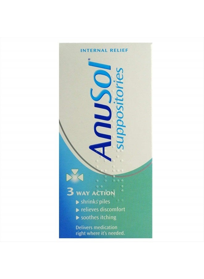 Anusol effective, soothing relief from pain and discomfort associated with internal hemorrhoid's Suppositories (24) - Image 2