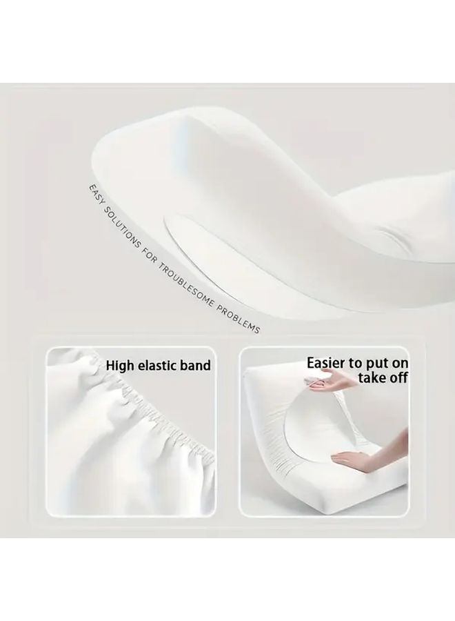 Pink Disposable Travel Pillowcases 4 Pack 19 69 x31 5 Inch Individually Wrapped Hygienic - Image 4