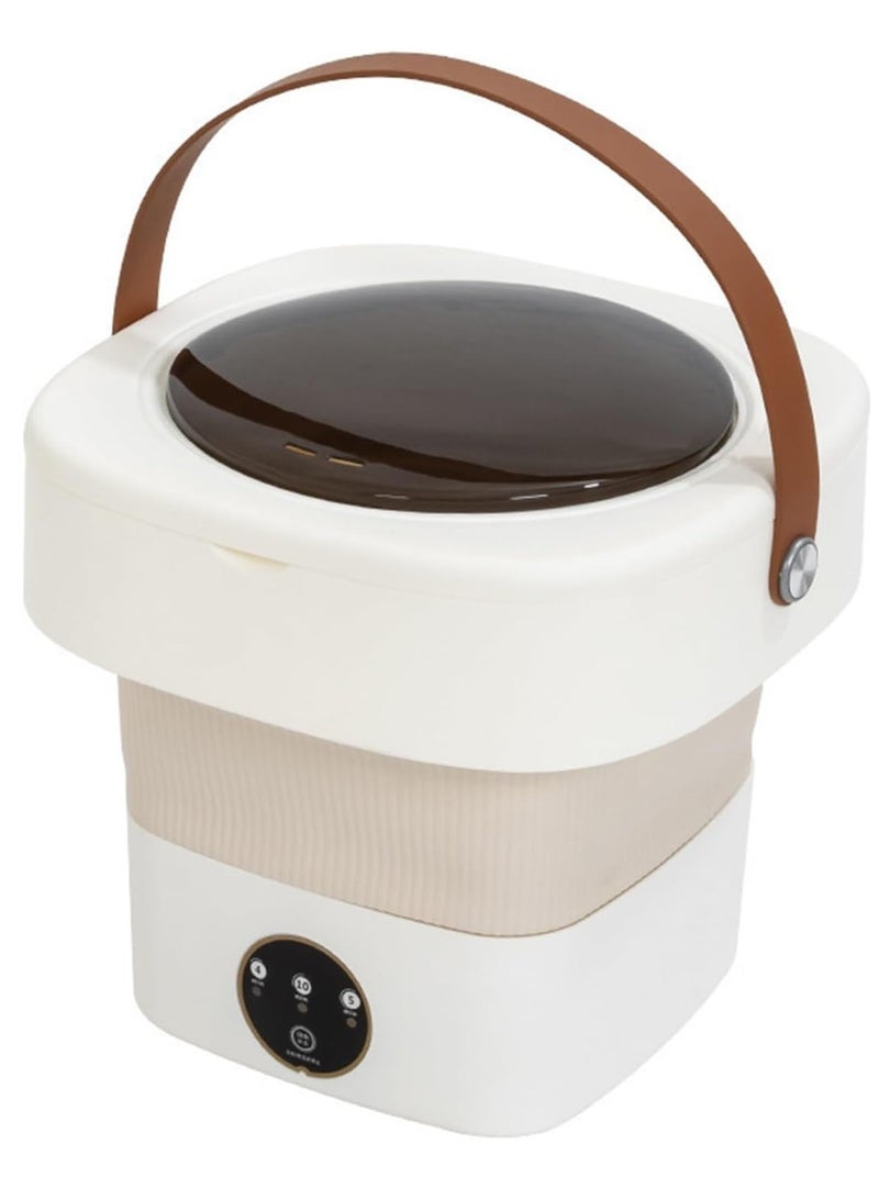 TIGER Foldable Portable Mini Washing Machine – 11L Capacity Compact Washer for Baby Clothes, Underwear & Delicates – Lightweight & Travel-Friendly Laundry Solution for Dorms, Apartments, Camping & Small Spaces – 40W Energy-Efficient Cleaning Power - Image 1