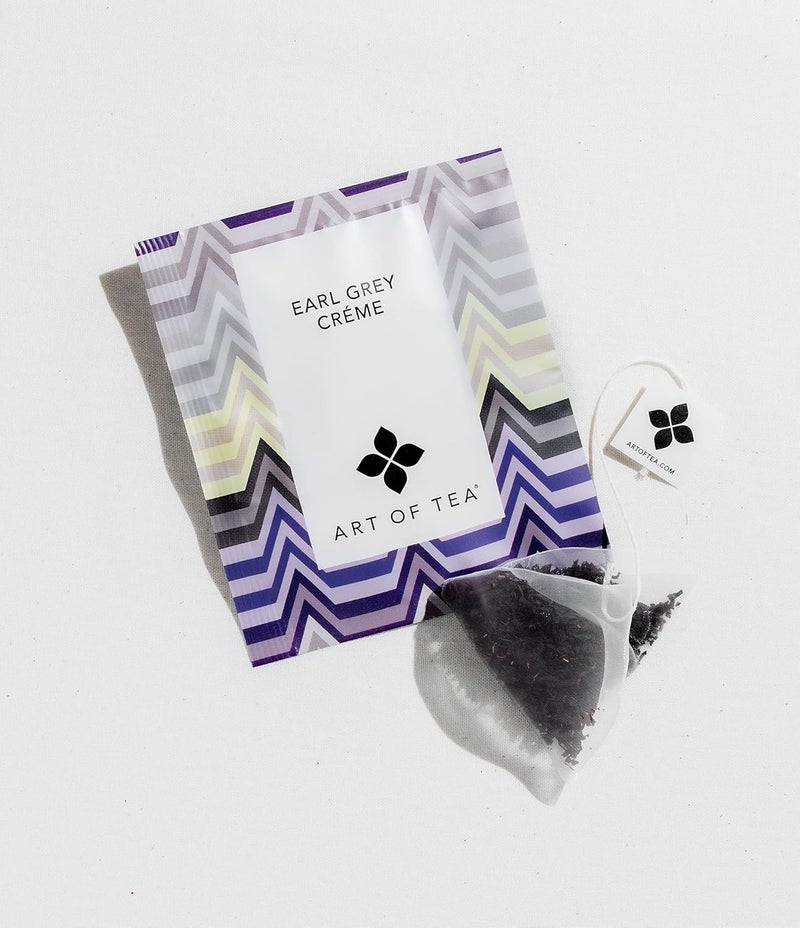 Art of Tea Earl Grey Crème Tea Sampler Box - 12 Pyramid Sachets - Image 2
