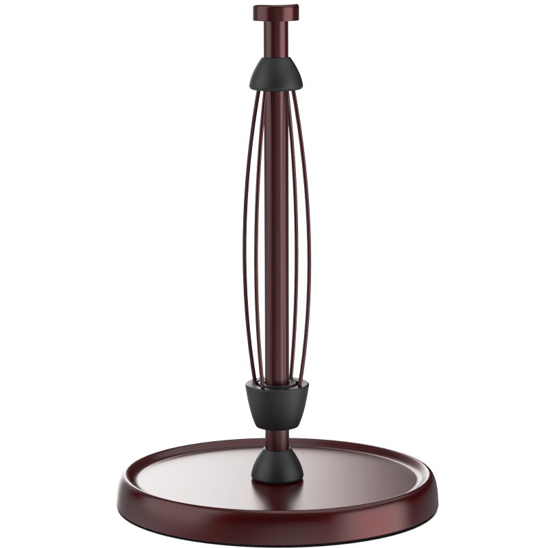 Swaitee Paper Towel Holder Countertop, One-Handed Tear, Stainless Steel, Oil Rubbed Bronze, Paper Towel Roll Holder Stand with Ratchet Mechanism for Kitchen Bathroom Farmhouse Essentials Decor Accessories - Image 1