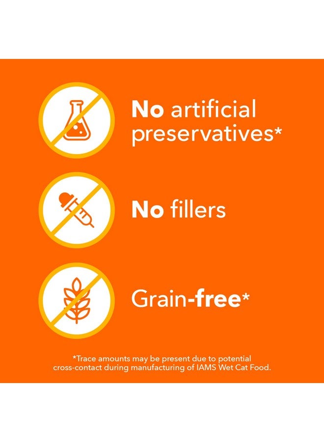 Iams Perfect Portions Healthy Kitten Grain Free* Wet Cat Food Paté, Chicken Recipe, 2.6 Oz (Pack Of 24) Easy Peel TwinPack Trays - Image 5