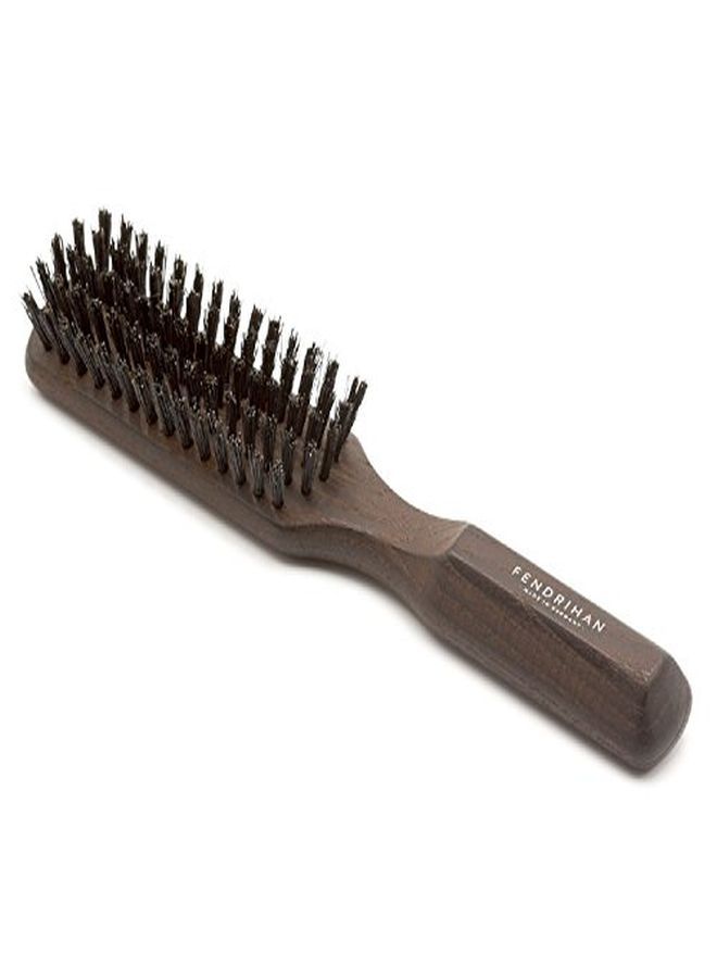 Fendrihan 5 Row Thermowood Ash Hairbrush With Boar Bristles Made In Germany - Image 1