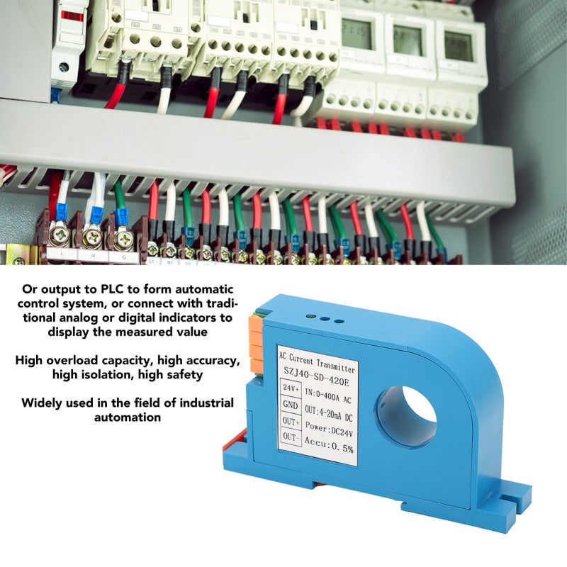 AC Current Monitoring Instrument: High Accuracy Real-Time Isolated Measurement - Versatile System Mating With ADs PLCs Control Systems - Robust Anti-Interference for Industrial Automation - Image 3