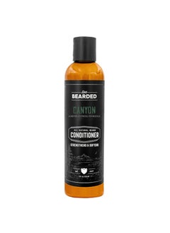 Live Bearded Live Bearded Beard Conditioner, 8 fl oz - Strengthens and Softens Facial Hair - Made in the USA - All-Natural Ingredients with Biotin, Caffeine | Canyon Scent - Juniper, Cypress, Fir Needle 