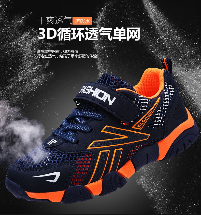Mesh Sneakers Lightweight Flexible Sole Walking Shoes For Kids Indoor And Outdoor Activities - Image 2