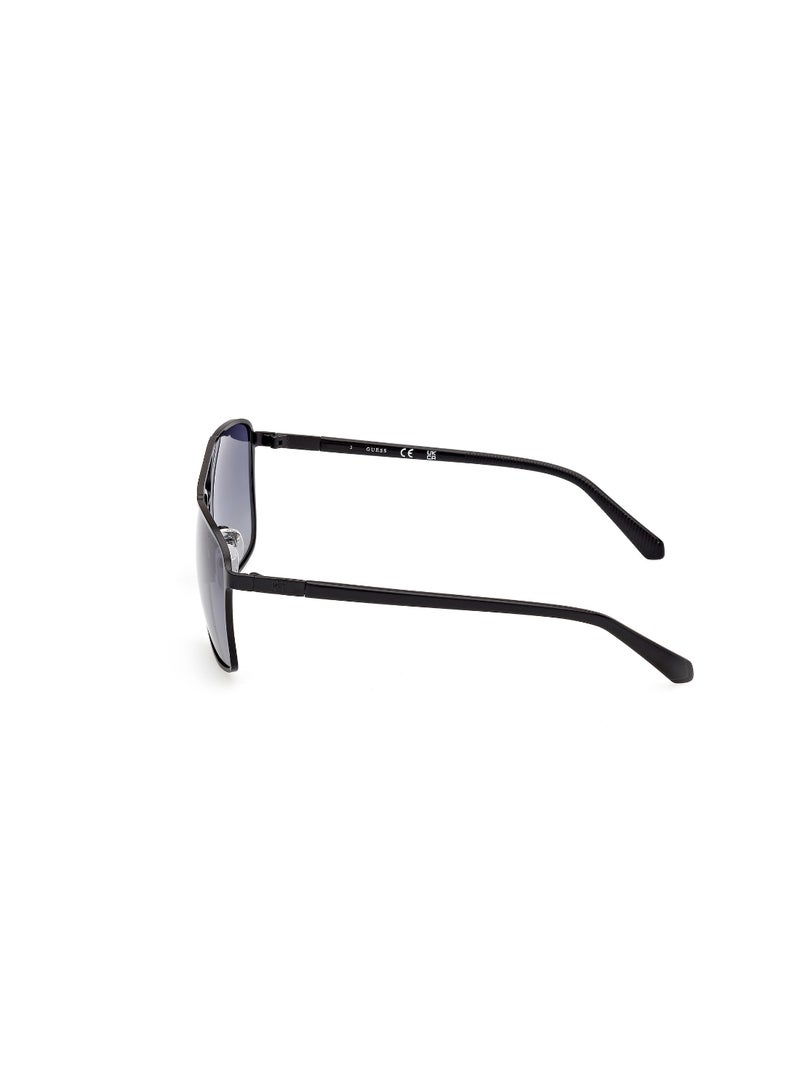 GUESS FULL RIM MALE NAVIGATOR BLACK METAL SUNGLASSES - Image 2