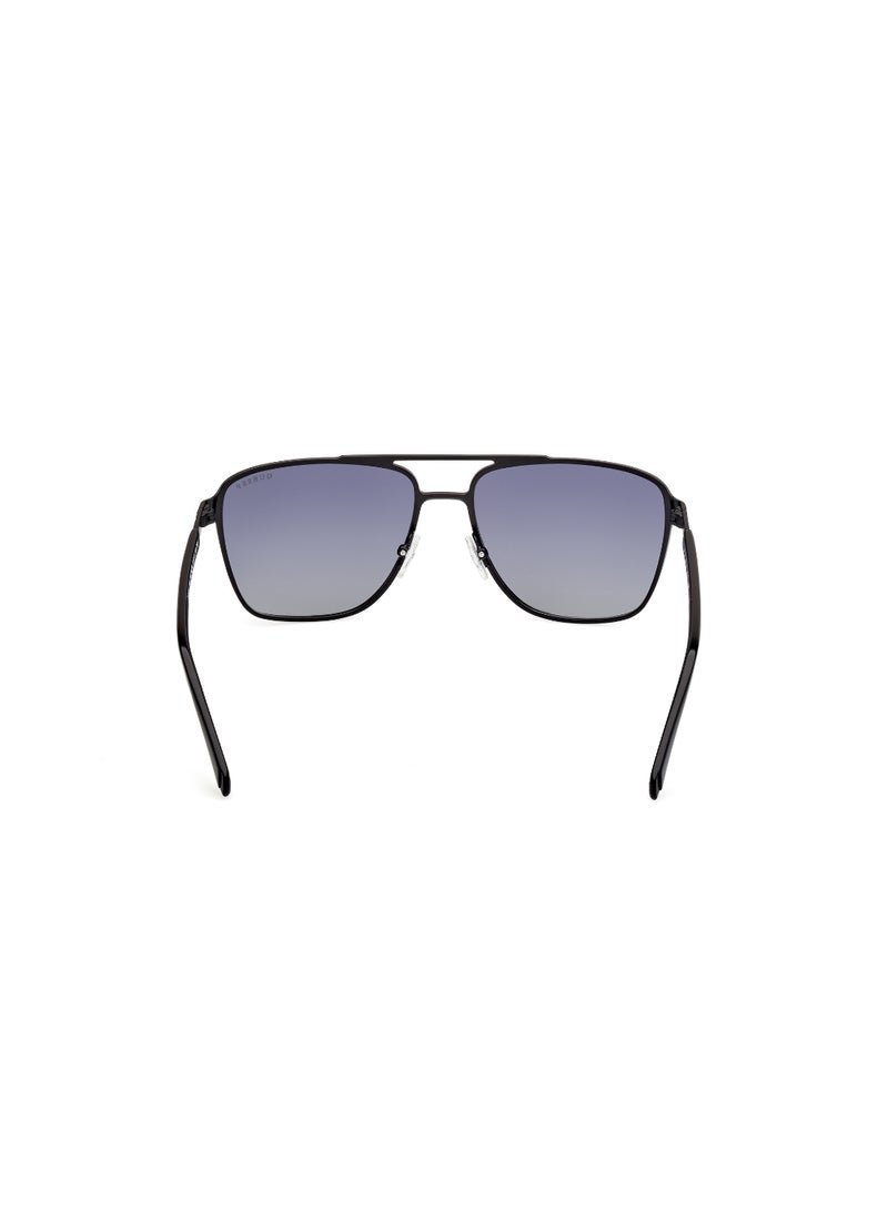 GUESS FULL RIM MALE NAVIGATOR BLACK METAL SUNGLASSES - Image 4