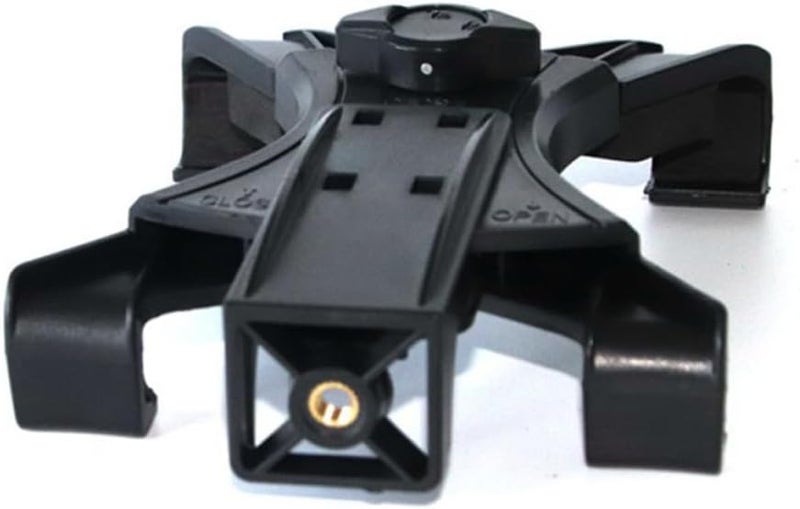 Tablet Stand Live Tablet Supporter with Plastic Clamp Tripod Base for Portable Tablet Black Holder for Streaming and Video Calls - Image 1