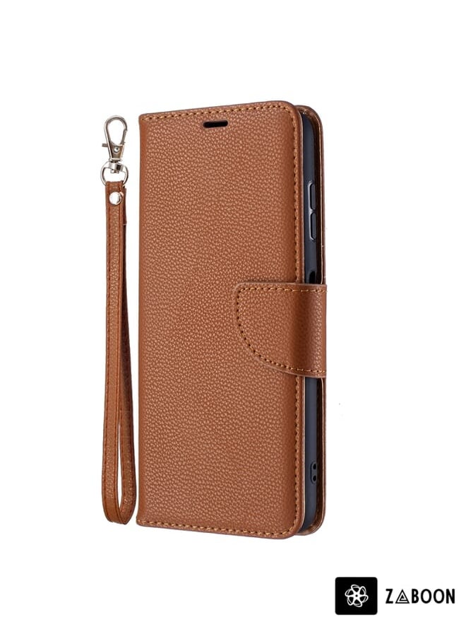 Zaboon - Protective Case Cover For Nokia G20 / G10 Litchi Texture Pure Color Horizontal Flip Leather Case with Holder & Card Slots & Wallet & Lanyard - Image 1