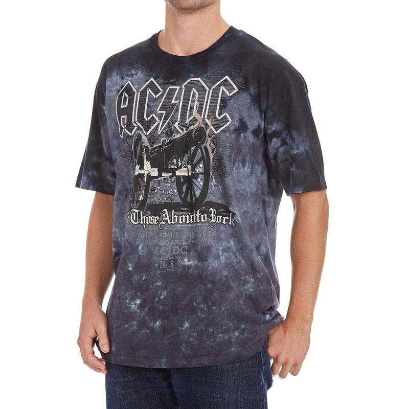 Liquid Blue Men's AC/DC Cannon T-Shirt, Multi, X-Large - Image 1