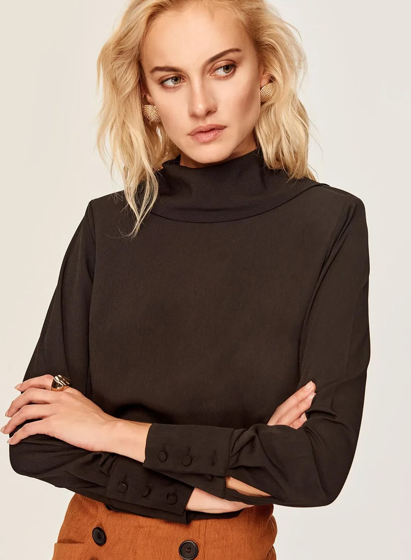 trendyol High Neck Top