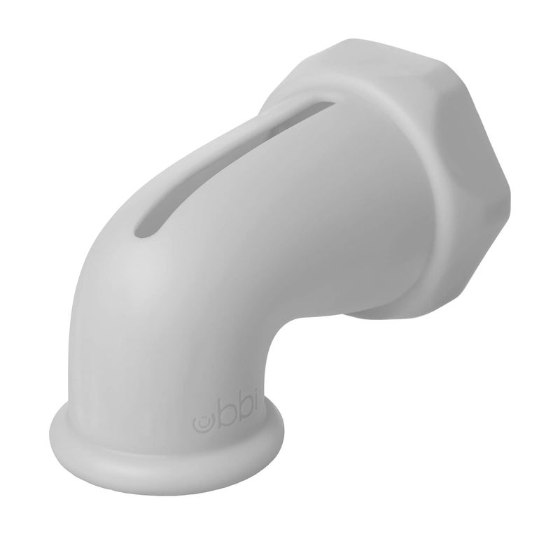 ubbi Baby Bathtub Spout Guard Cover Faucet Safety Cover for Baby or Toddler Gray - Image 1