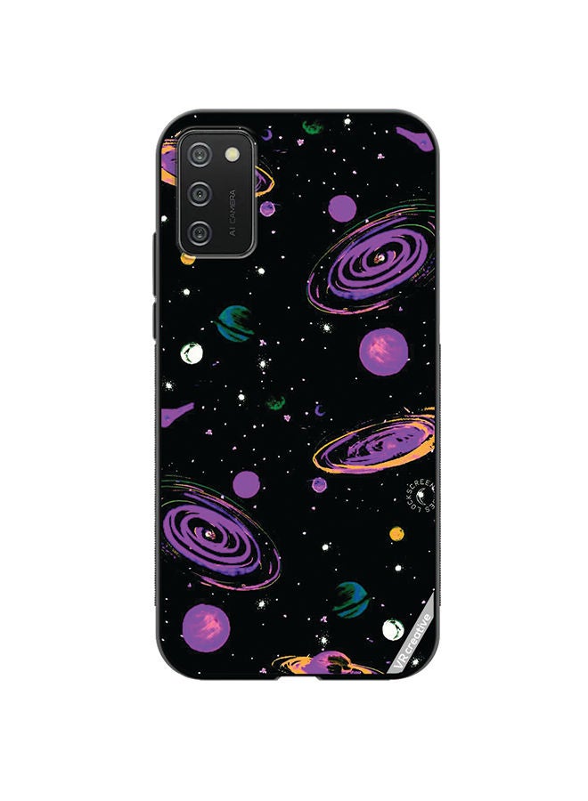 VR CREATIVE Protective Case Cover For Samsung Galaxy A03s Astranaut3 Design Multicolour - Image 1