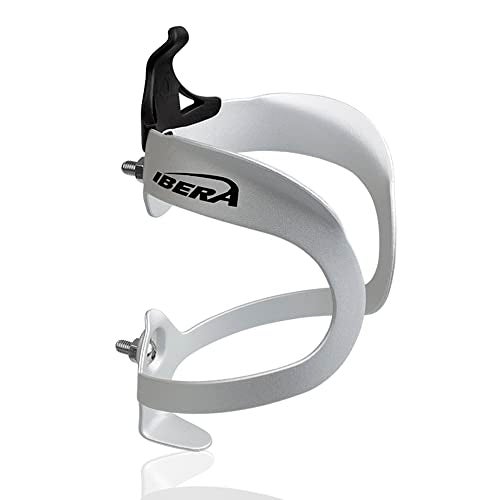 Ibera Bicycle Lightweight Aluminum Water Bottle Cage, Silver - Image 5