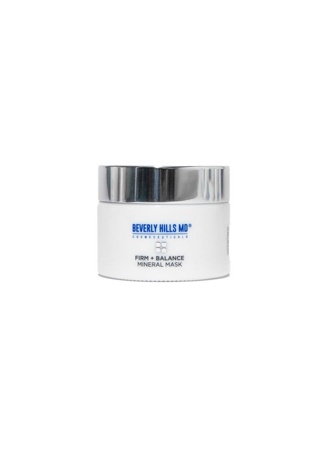 Beverly Hills MD - Firm + Balance Mineral Mask For Aging Skin- Exfoliating Clay Mask For Evening Complexion- Lift, Firm, Tighten Skin W/Pineapple & Papaya Enzymes, Tripeptides, Kakadu Plum - Image 1