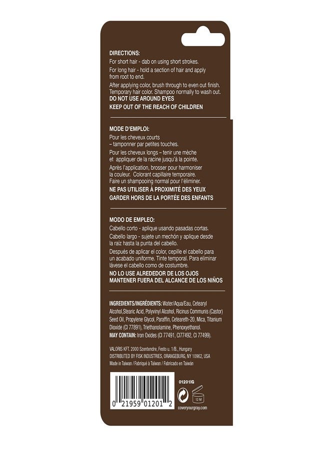 Cover Your Gray Pro-Growth Hair Touch-up with Castor Oil - Dark Brown - Image 2