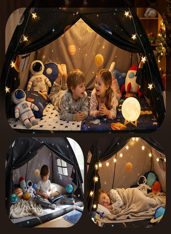 Sherilyn Full Bed Toddler Canopy Tent, Kids Indoor Canopy Privacy Space Sleeping Playhouse Blackout Bunk Bed Tents Full Size (Galaxy Tent) for Boys Girl Birthday House Gift - Image 2