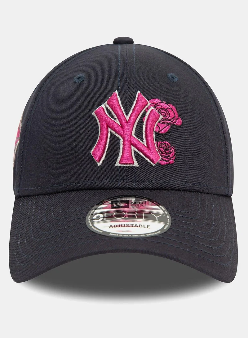 NEW ERA Men's MLB New York Yankees Flower Icon 9FORTY Cap