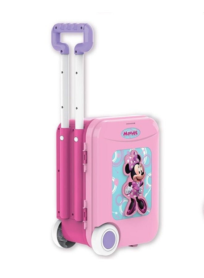 Minnie Mouse 3-in-1 Kitchen Trolley Play Case – Pretend Cooking Playset for Kids - Image 3