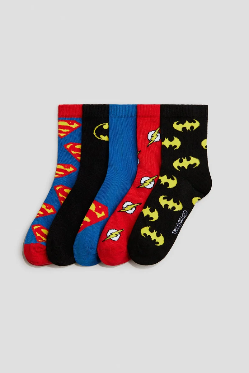 H&M 5-pack patterned socks