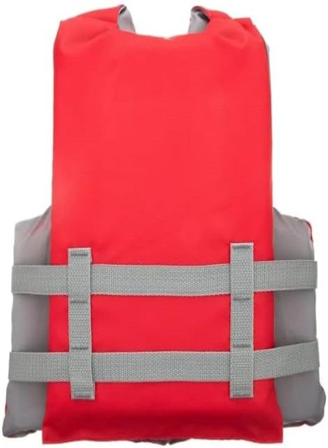 Stearns Kids Life Vest, USCG Approved Type III Life Jacket for Children 50 to 90 lbs, Youth PFD for Boating, Swimming, Watersports, Pool, Beach, & More, red - Image 2