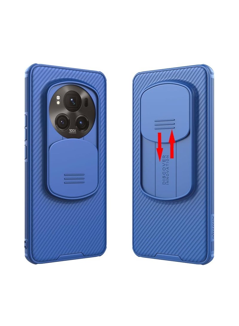 حافظة Honor Magic6 Pro تأتي مع غطاء للكاميرا، وحافظة انزلاقية مصممة بأربعة زوايا مضادة للصدمات، وحافظة عدسة Magic6 Pro.