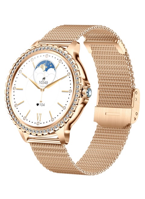 Women's Smartwatch 1.3 Inch Sports SmartWatch with Bluetooth Calling Fitness Tracker Sleep Heart Rate Monitor Smart Watch for Android iOS Pedometer