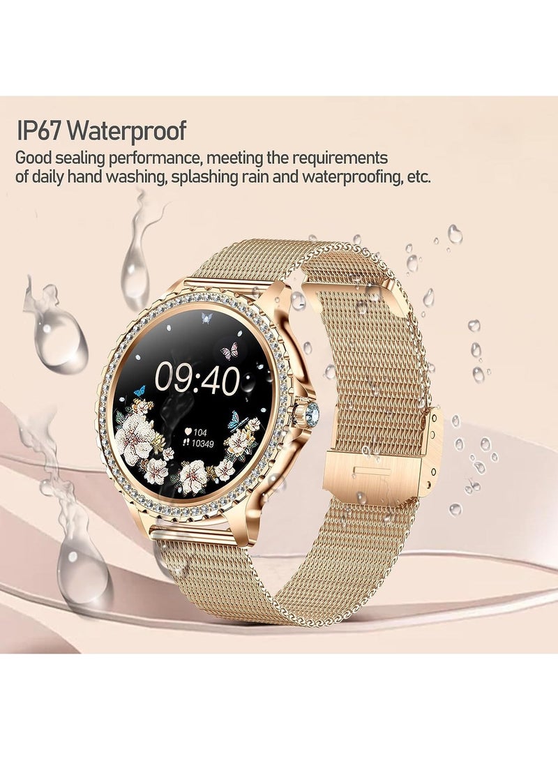 RollsTimi  Women's Smartwatch 1.3 Inch Sports SmartWatch with Bluetooth Calling Fitness Tracker Sleep Heart Rate Monitor Smart Watch for Android iOS Pedometer  - Image 4