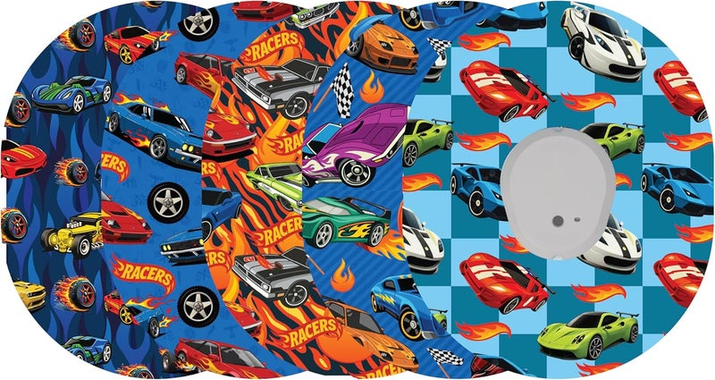 Glucomart Adhesive Patches for Dexcom G7 & Stelo Waterproof and Hypoallergenic CGM Patch Cars 5-Pack - Image 1