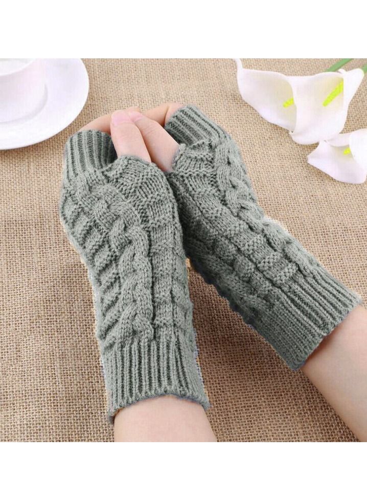 Fingerless Cotton Polyester Gloves Sleeves