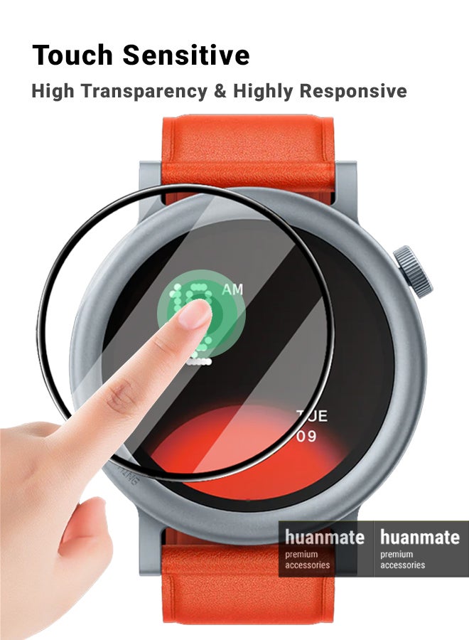 huanmate 2 Pieces Nothing CMF Watch Pro 2 Premium Screen Protector- Crisp Clarity, Ultimate Safety, Shield Against Smudges, Reliable Quality, Easy Installation & Removal  - Image 4