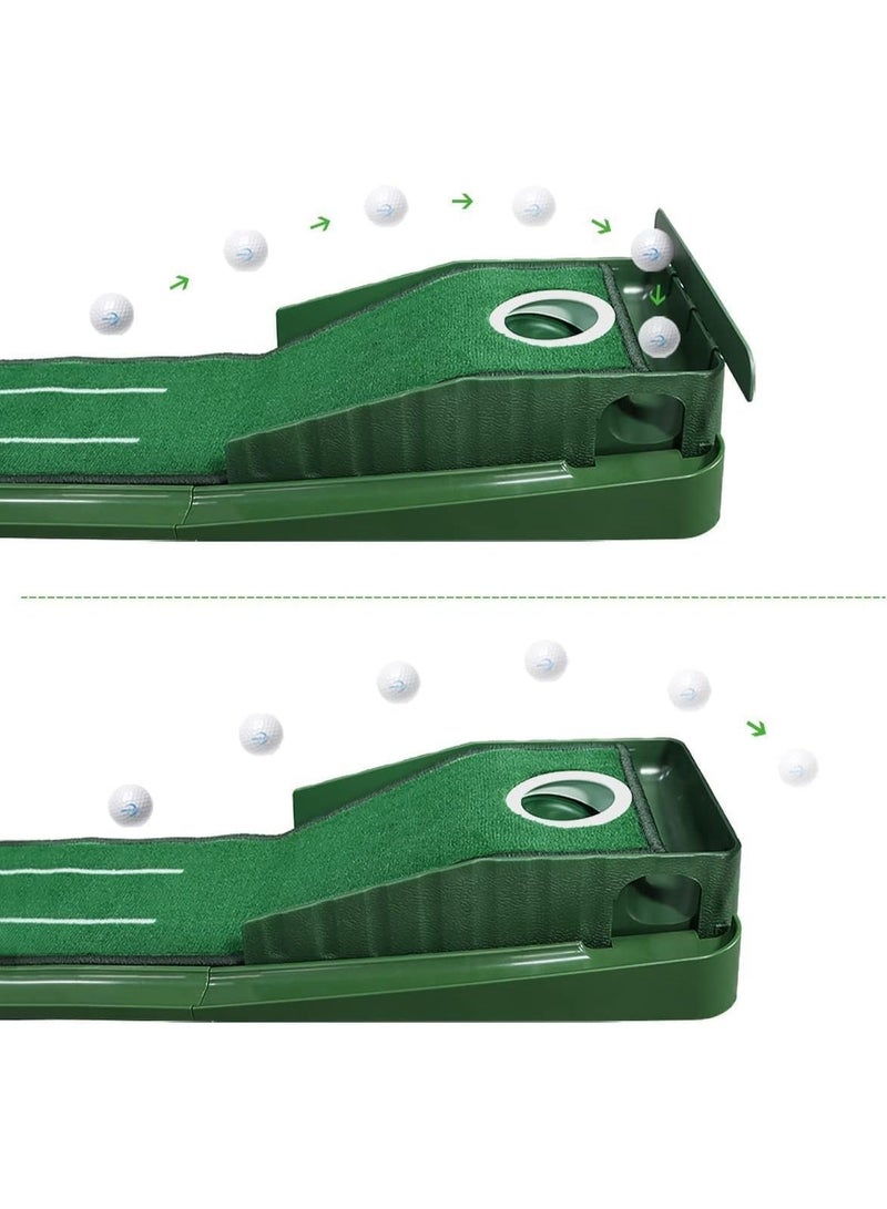 Arabest Putting Green Mat,Auto Ball Return,Indoor Practice,Real Feel,Directional Lines - Image 3