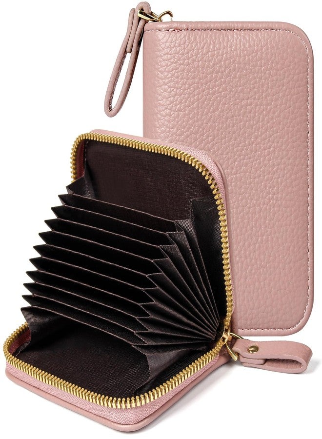 EcoVision Credit Card Holder RFID Card Case Wallet, Small Accordion Zipper Card Case Holder, Card Organizer Case for Women Men - Image 1