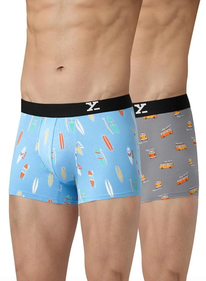 اكس واي اكس اكس حزمة من 2 - سراويل داخلية قطنية مطبوعة