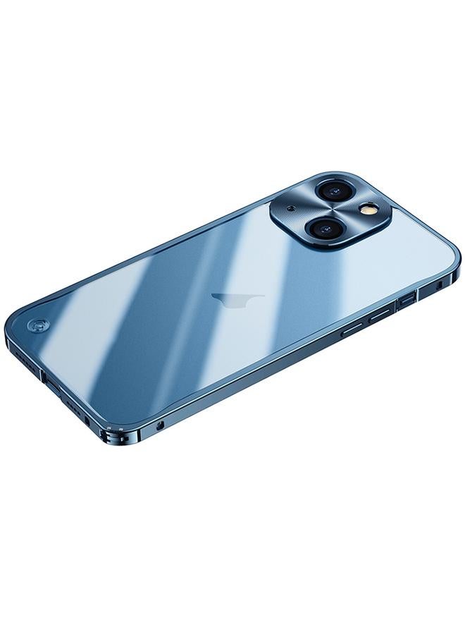 erorex Case For iPhone 15 Plus Metal Frame Frosted PC Shockproof Phone Case - Image 1