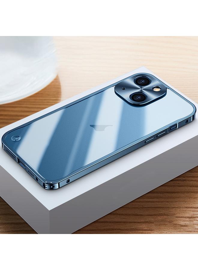 erorex Case For iPhone 15 Plus Metal Frame Frosted PC Shockproof Phone Case - Image 2