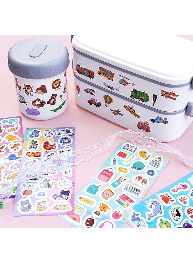 12 Sheets Kids Children Stickers for Scrapbooking, Crafting, Decorating,Over 230 Self Adhesive Paper Stickers ,Party Bag Fillers for Kids, Teacher Classroom Rewards - Image 5